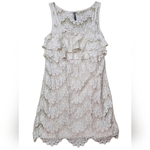 Free People Dresses & Skirts - Free people Ivory Lace Mini Dress
